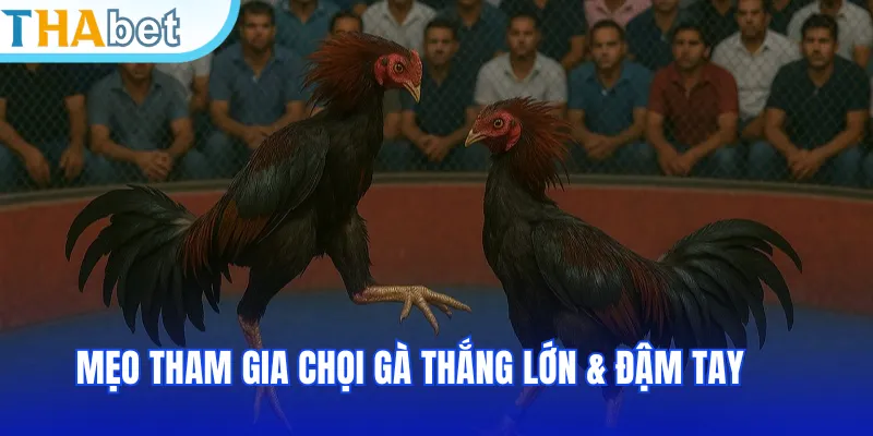 Mẹo tham gia chọi gà thắng lớn & đậm tay